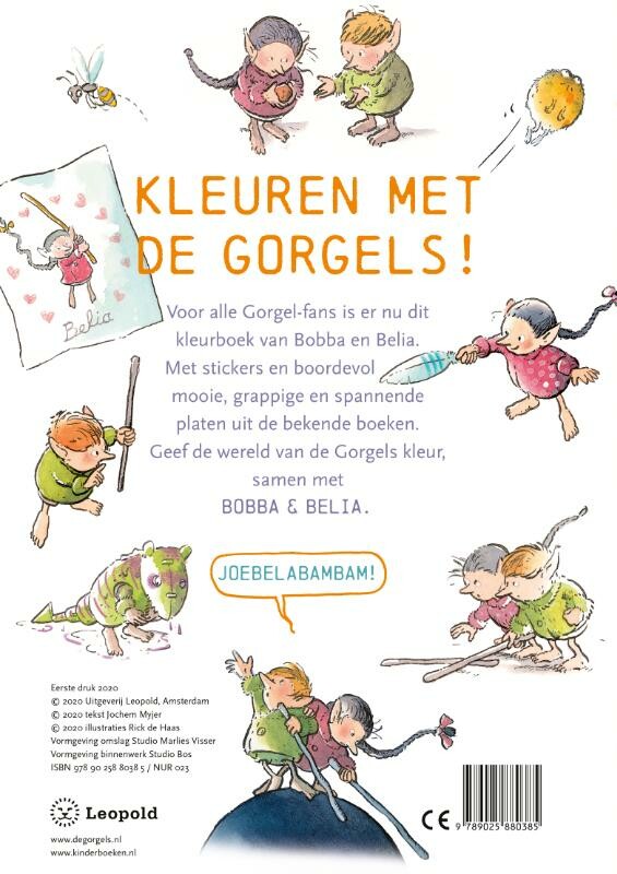 Gorgels - De Gorgels Kleurboek Van Bobba & Belia • Deboekentas.nl