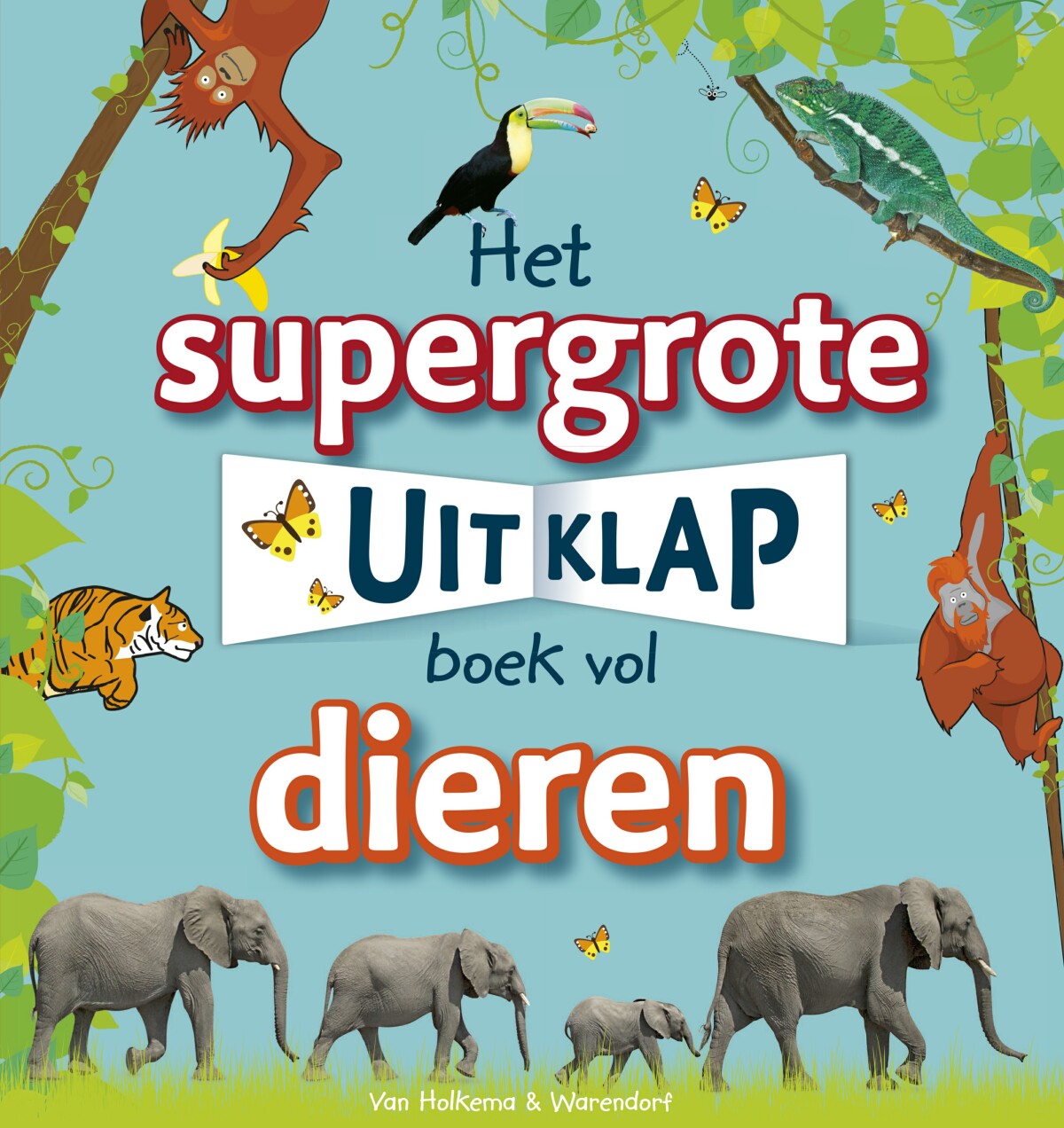 Het supergrote uitklapboek vol dieren