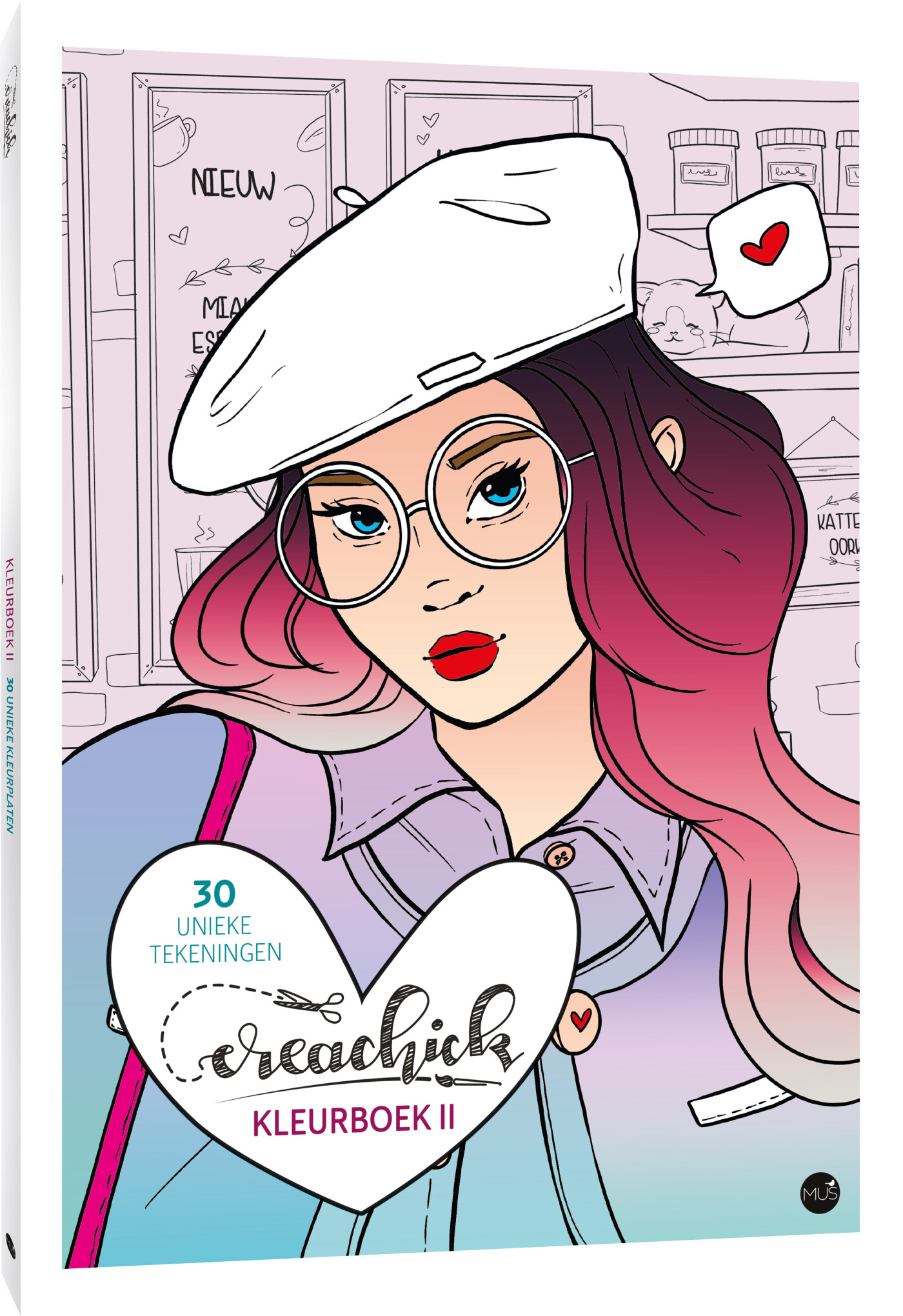 CreaChick kleurboek II - 30 unieke tekeningen