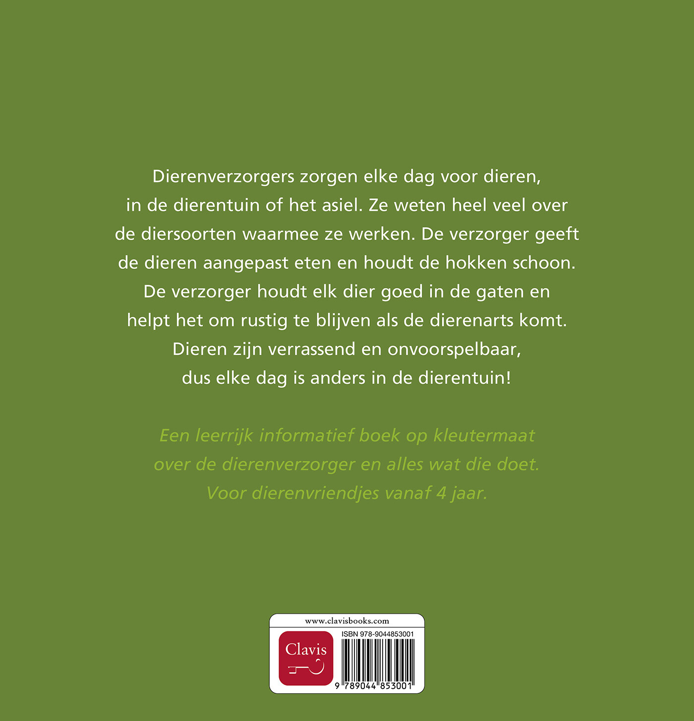 Beroepenreeks - De dierenverzorger - Image 2