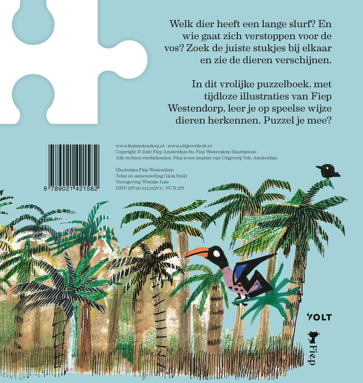 Puzzelen met de dieren van Fiep - Image 2